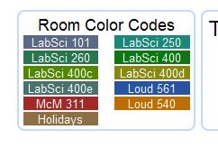 Using the Chemistry Dept Room Calendar | Department of Chemistry