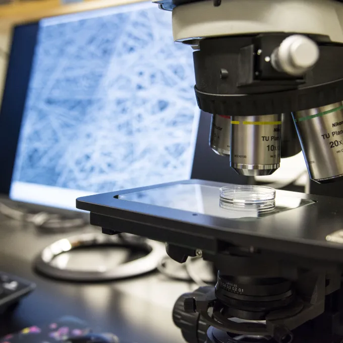 microscope used in biochemistry applications